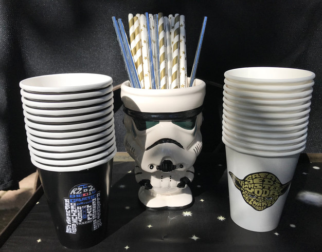 Star Wars Paper Straws Star Wars Party Straws Wars Birthday Star Wars  Decoration Star Wars Party 