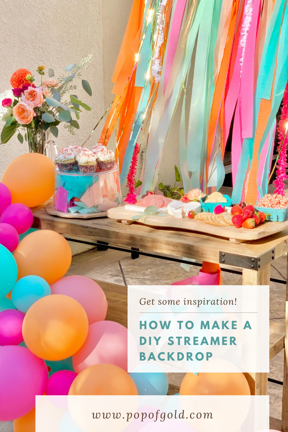 Streamer And Balloon Backdrop : Target