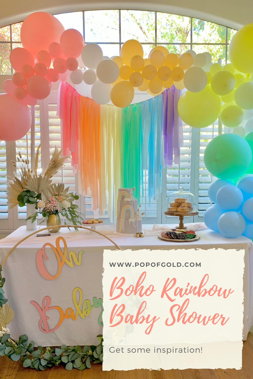 Boho Rainbow Honeycomb Centrepiece, Rainbow Party Decorations, Rainbow  Birthday Decorations, Rainbow Baby Shower Decor, Table Centerpiece