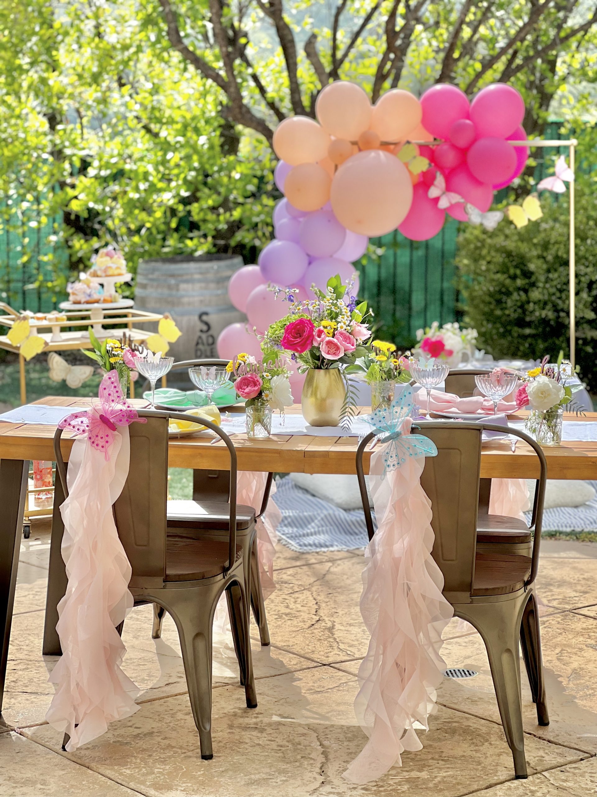 Mother Daughter Garden Party Pop of Gold